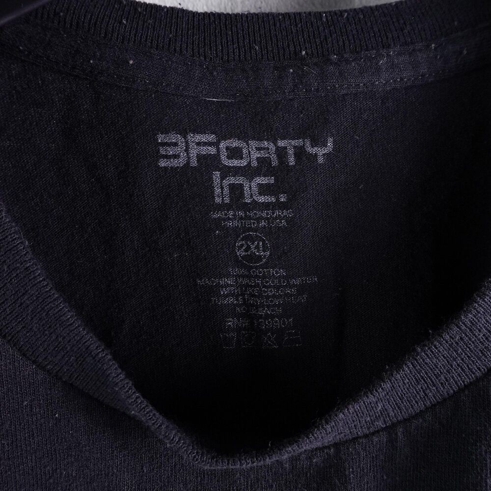 3Forty Inc Shirt Mens 2XL Black Legends Teddy Bear Graphic Logo Tee Streetwear - Picture 3 of 7